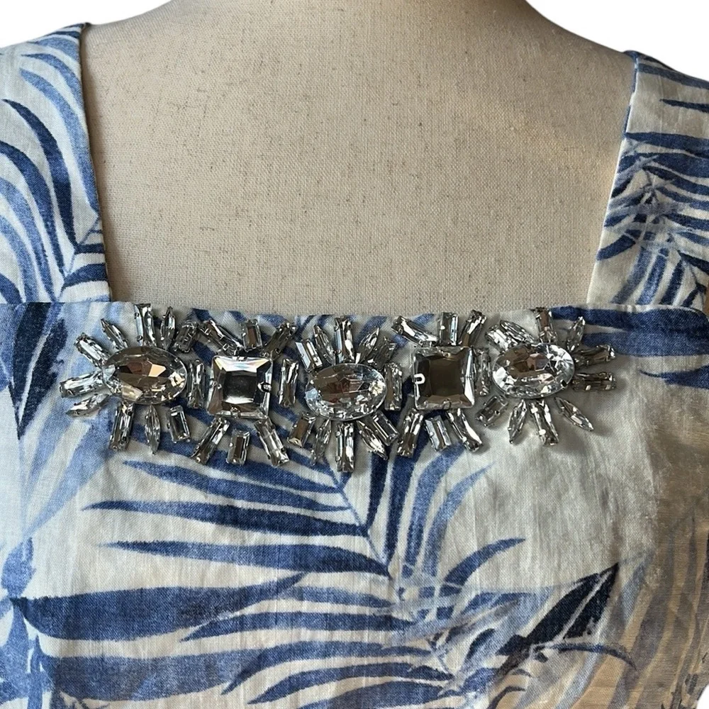 J.O.A. los Angeles Just One Answer 2 piece Linen Short Set - Picture 9 of 16